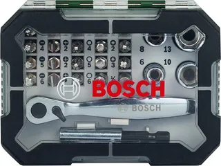 Bohrer- und Bitset Schrauberbit- und Ratschen-Set 26tlg - 2607017322 by Bosch Professional – product image 2 of 5