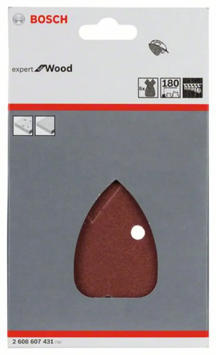 Bosch - 10-delige schuurbladset 125 mm, 2x40; 4x80; 4x120 by Bosch Professional – product image 2 of 2