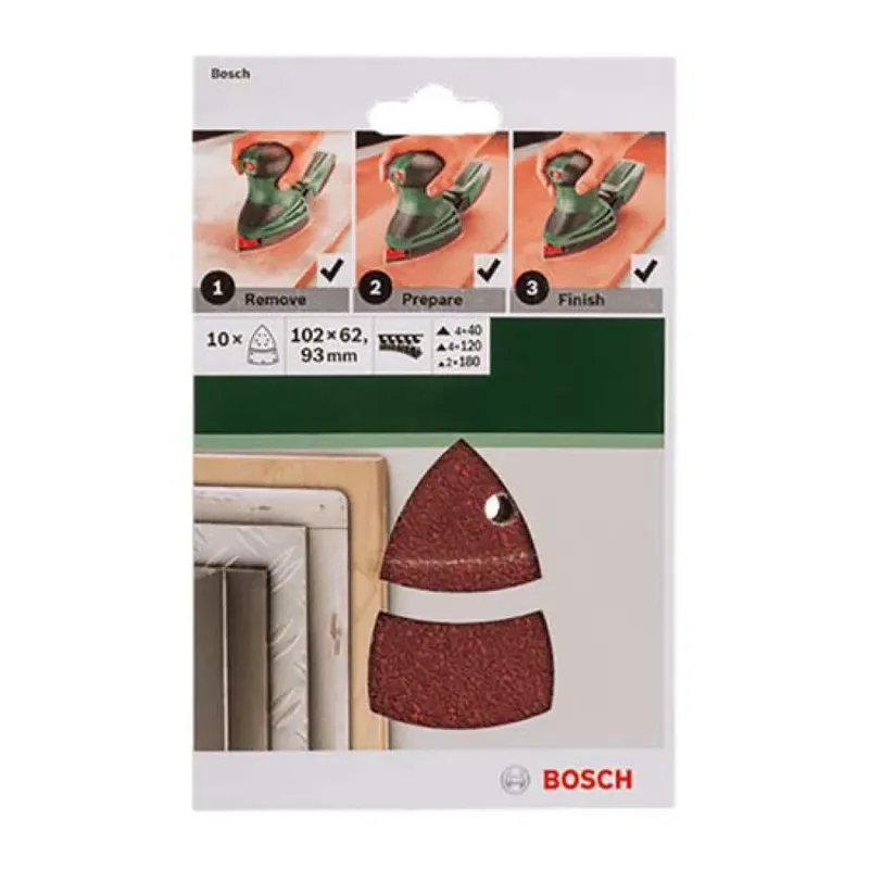 Bosch Accesorios Multisliber-sæt Med Velcro 10 Enheder fra Bosch Professional – produktbillede 2 af 2