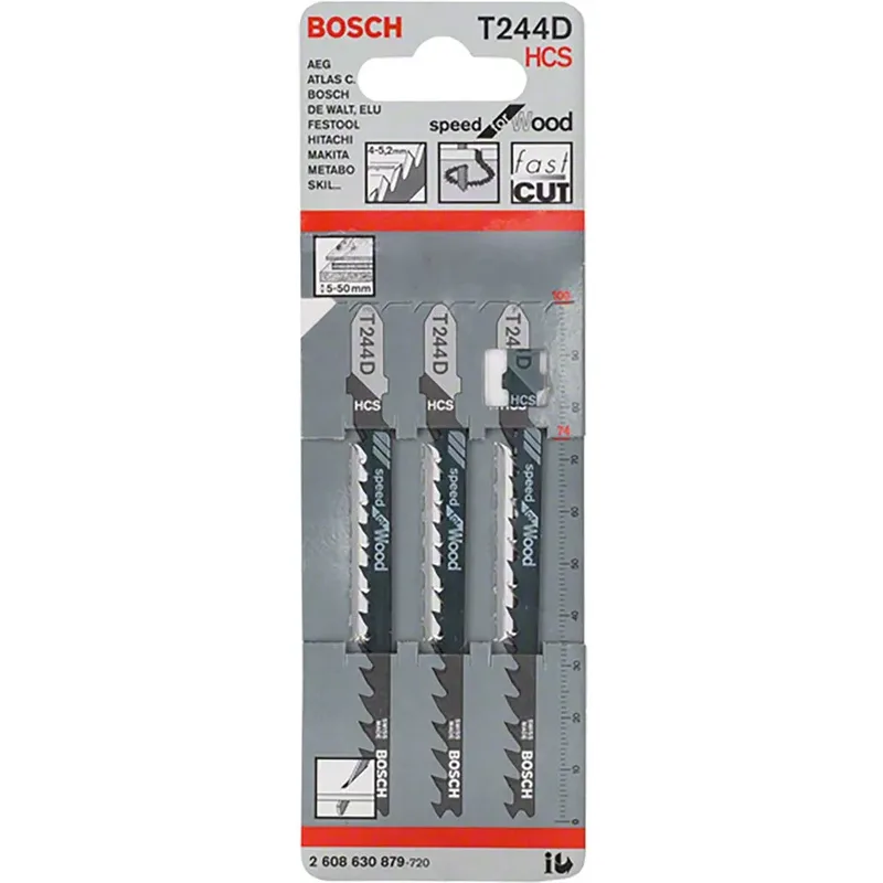 Bosch 2 608 630 879 Jigsaw Blade T 244 D 100mm 3 pcs by Bosch – product image