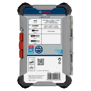 Bosch 33-delig Impact schroefbitset - Professional PRO - 2608521U76 von Bosch – Produktbild 4 von 4