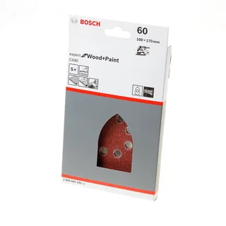 Accesorios Papier De Verre Multi Expert B Et D G60 Pour Bois 100x170 Mm 5 Unités de Bosch Professional – image du produit 1 sur 2