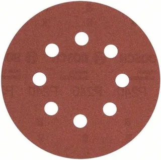 Bosch 5-delige schuurbladset voor excenterschuurmachines 125 mm geperforeerd - korrel 240 by Bosch Professional – product image 1 of 2