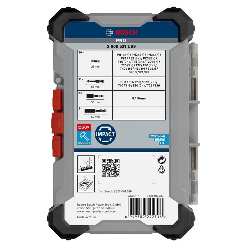 Accesorios Jeu D´embouts De Tournevis Pro 50 Pièces de Bosch – image du produit 4 sur 4