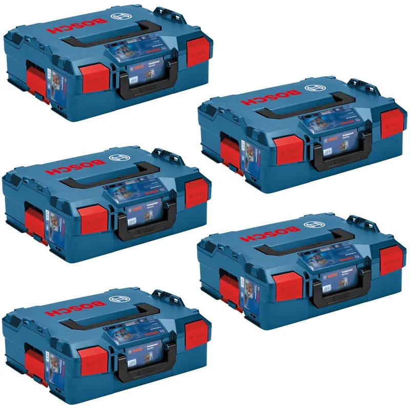 Bosch 5x L-Boxx 136 Professional de Bosch, Rouge – image du produit
