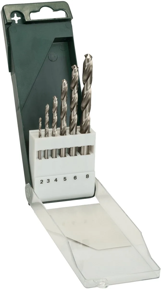 Bosch - 6-delige metaalboorset HSS-G, DIN 338 2,0; 3,0; 4,0; 5,0; 6,0; 8,0 mm de Bosch Professional – image du produit