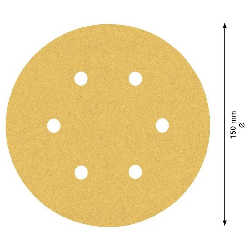 C470 Sanding Discs 6pcs van Bosch – productafbeelding 2 van 5