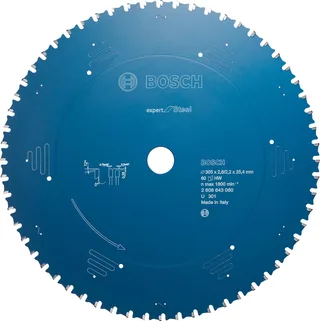 Circular saw blade Expert for Steel 305 x 25,4 x 2,2 mm, 80 van Bosch – productafbeelding 1 van 4