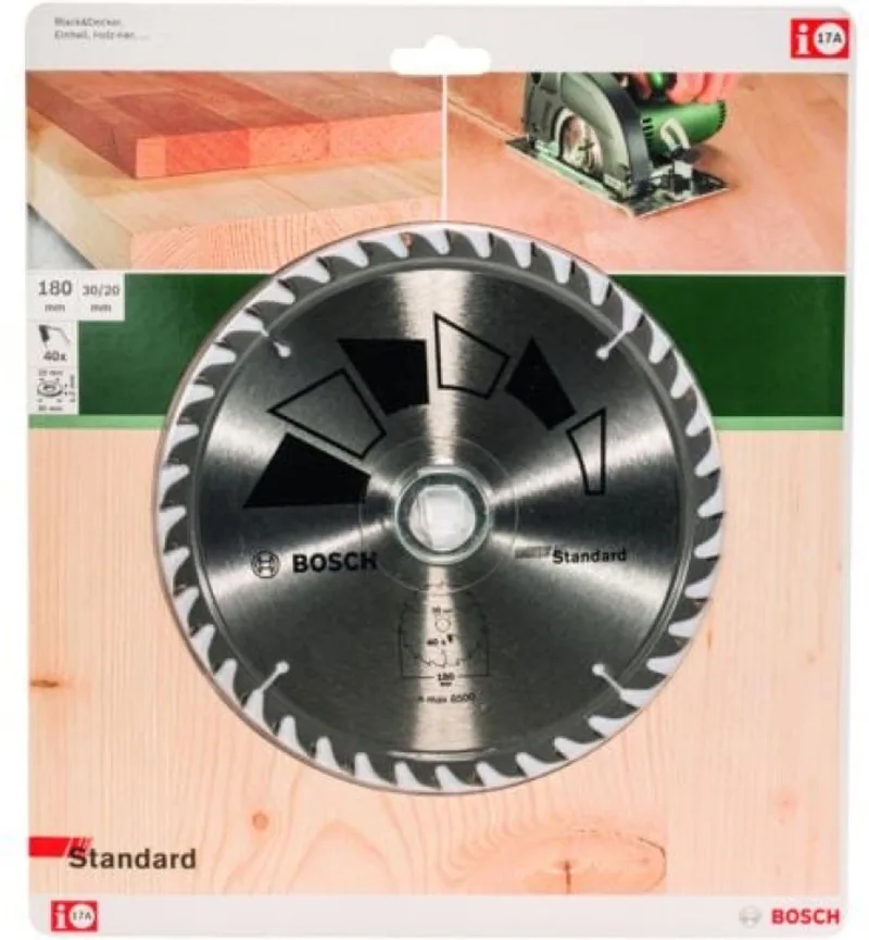 CIRKELZAAGBLAD BASIC 180X2.2X30/20,T40 (1) van Bosch – productafbeelding