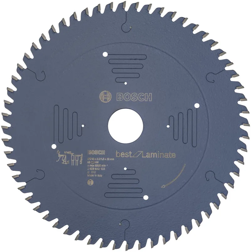 Cirkelzaagblad Best for Laminate 216 x 30 x 2,5 mm - Korrel 60 by Bosch Professional – product image