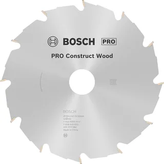 Cirkelzaagblad Construct Wood 190 x 30 x 2,6 mm - 12 tanden van Bosch – productafbeelding 1 van 2
