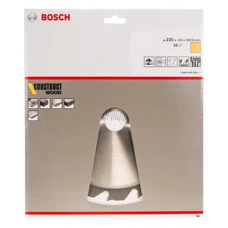Cirkelzaagblad Construct Wood 235 x 30/25 x 2,8 mm, 16 by Bosch Professional – product image 2 of 2