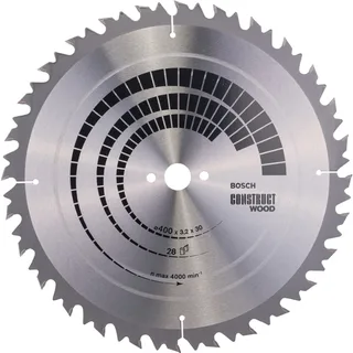 Cirkelzaagblad Construct Wood 400 x 30 x 3,2 mm, 28 van Bosch – productafbeelding 2 van 2