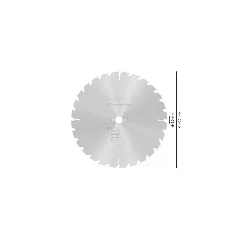 Cirkelzaagblad Construct Wood 400 x 30 x 3,5 mm, 28 von Bosch Professional – Produktbild 2 von 2