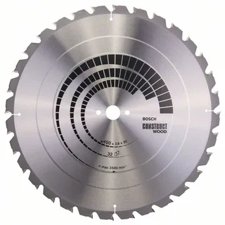 Cirkelzaagblad Construct Wood 450 x 30 x 3,8 mm, 32 de Bosch Professional – image du produit 2 sur 2