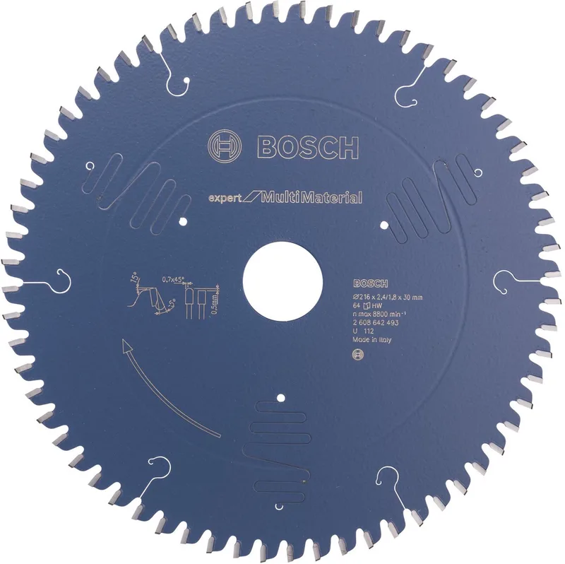 Cirkelzaagblad Expert for Multi Material 216 x 30 x 2,4 mm, 64 by Bosch – product image