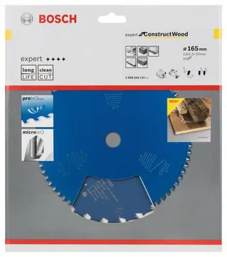 Cirkelzaagblad expert for Wood 150x20x2.6/1.6x36 T de Bosch Professional – image du produit 2 sur 2