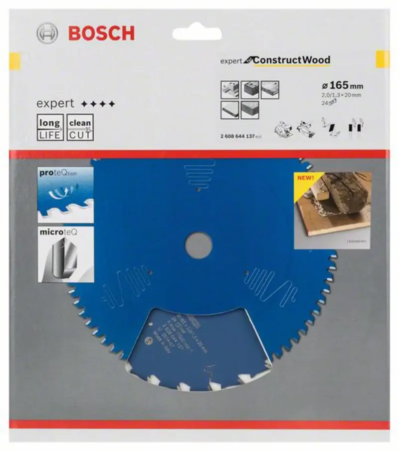 Cirkelzaagblad expert for Wood 150x20x2.6/1.6x36 T de Bosch Professional – image du produit 2 sur 2