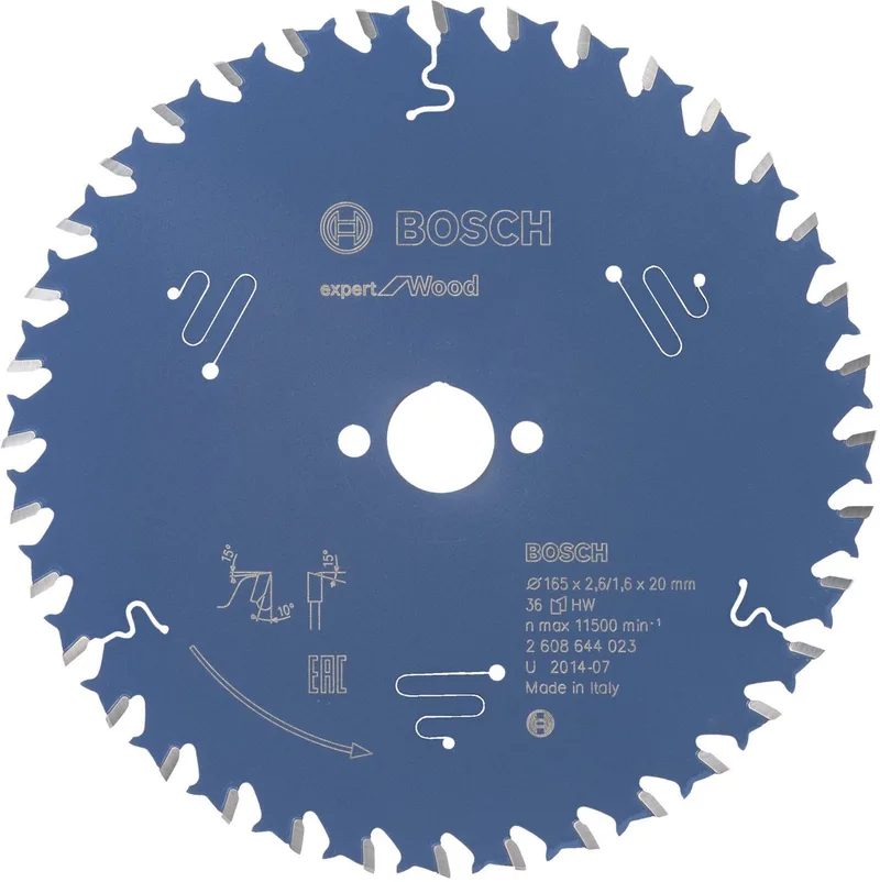 Cirkelzaagblad expert for Wood 160x20x1.8/1.3x36 T de Bosch Professional – image du produit