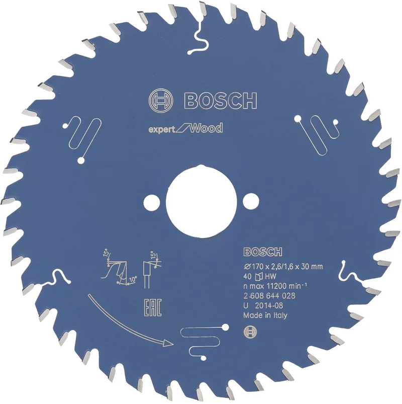 Cirkelzaagblad expert for Wood 160x20x2.6/1.6x24 T de Bosch Professional – image du produit