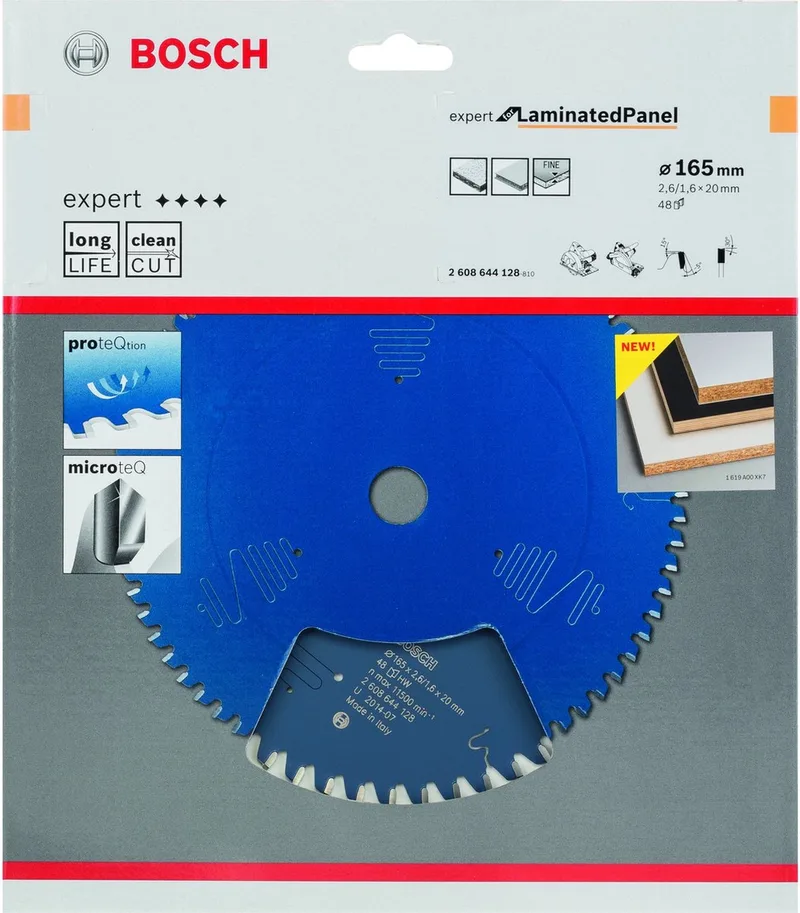 Cirkelzaagblad expert for Wood 165x20x2.2/1.6x36 T de Bosch Professional – image du produit 1 sur 3