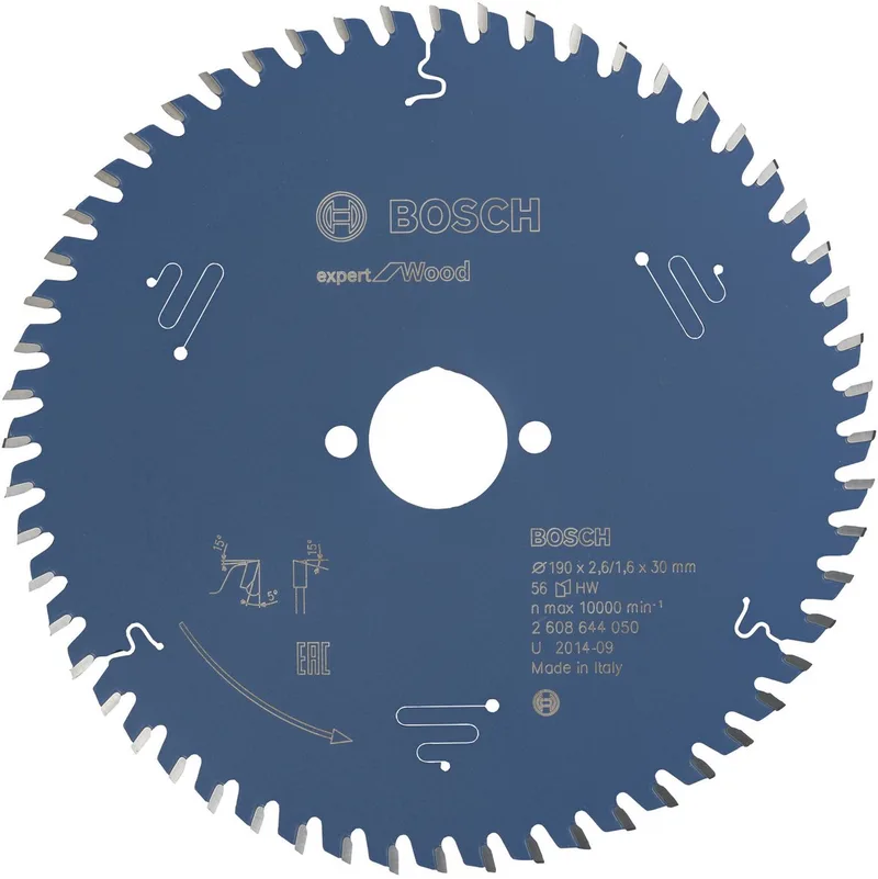 Cirkelzaagblad expert for Wood 184x30x2.6/1.6x56 T de Bosch Professional – image du produit