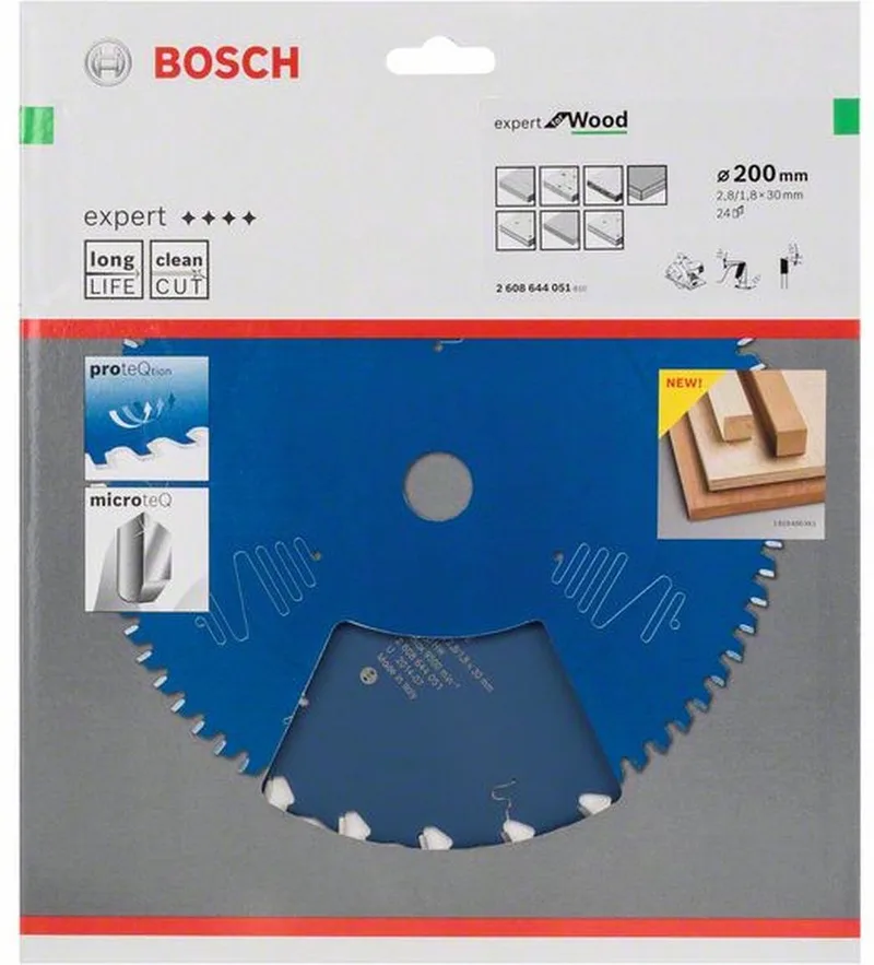 Cirkelzaagblad expert for Wood 190x20x2.6/1.6x48 T fra Bosch Professional – produktbillede