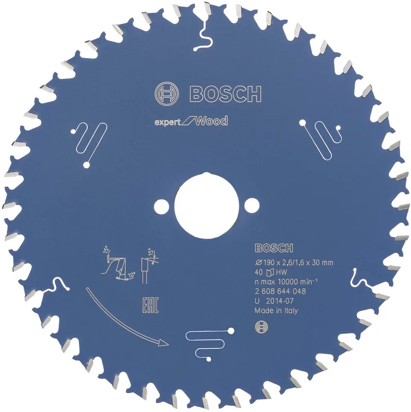 Cirkelzaagblad expert for Wood 190x30x2.6/1.6x56 T by Bosch Professional – product image