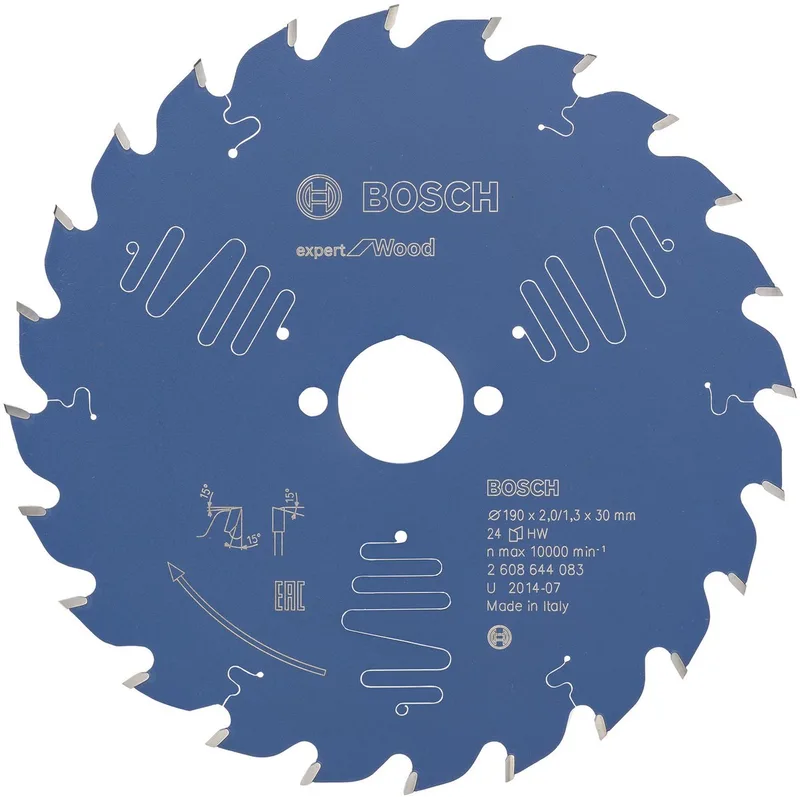 Cirkelzaagblad Expert for Wood - 190x30x3/2.2x40 T de Bosch Professional – image du produit