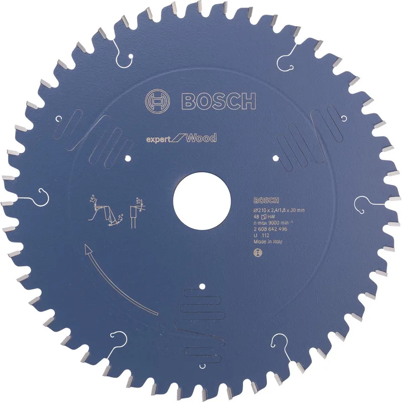 Cirkelzaagblad Expert for Wood 210 x 30 x 2,4 mm, 48 de Bosch Professional – image du produit 1 sur 4
