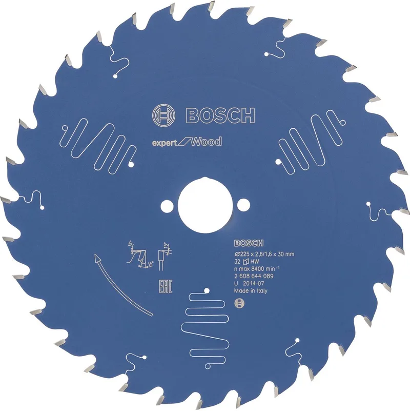 Cirkelzaagblad expert for Wood 225x30x2.6/1.6x32 T de Bosch Professional – image du produit