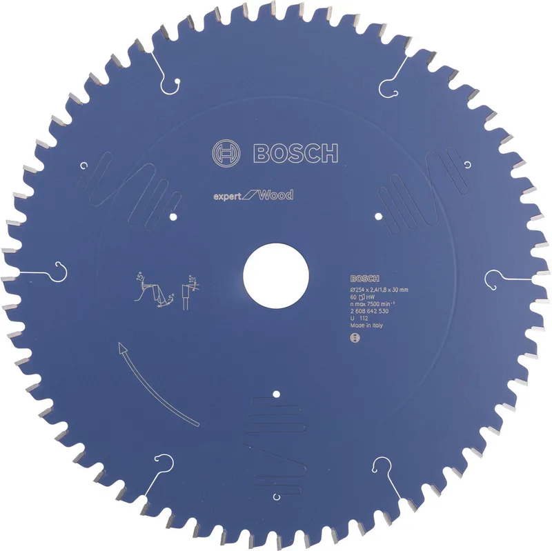 Cirkelzaagblad Expert for Wood 254 x 30 x 2,4 mm, 60 by Bosch Professional – product image 1 of 4