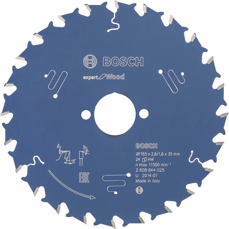 Bosch RUNDSAVKLINGE 165X30X26MM 24T EXP WOOD von Bosch Professional – Produktbild