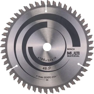Cirkelzaagblad Multi Material 184 x 16 x 2,4 mm, 48 by Bosch – product image 1 of 2