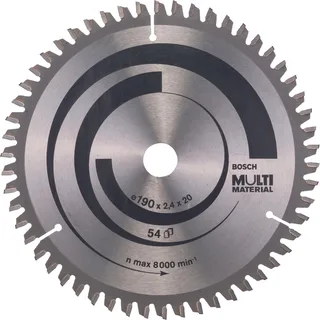 Cirkelzaagblad Multi Material 190 x 20/16 x 2,4 mm, 54 by Bosch – product image 1 of 2