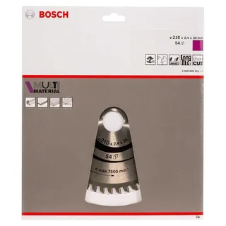 Cirkelzaagblad Multi Material 210 x 30 x 2,4 mm, 54 van Bosch – productafbeelding 2 van 2