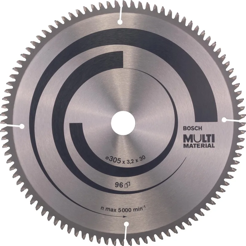 Cirkelzaagblad Multi Material 305 x 30 x 3,2 mm, 96 von Bosch – Produktbild