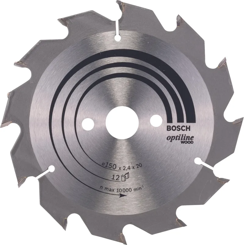 Cirkelzaagblad Optiline Wood 150 x 20/16 x 2,4 mm, 12 de Bosch Professional – image du produit