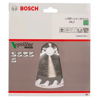 Bosch Accesorios Lame De Scie Circulaire Pour Bois Op Wo H 160x20-24 de Bosch Professional – image du produit 2 sur 2
