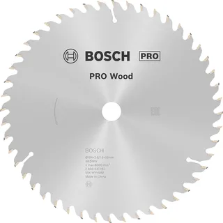 Cirkelzaagblad Optiline Wood 184 x 16 x 2,6 mm - 48 tanden de Bosch Professional – image du produit 1 sur 2