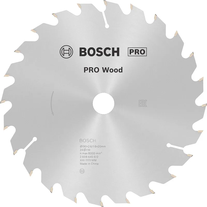 Bosch Accesorios Lame De Scie Circulaire Pour Bois Op Wo H 190x20-24 de Bosch Professional – image du produit 1 sur 2