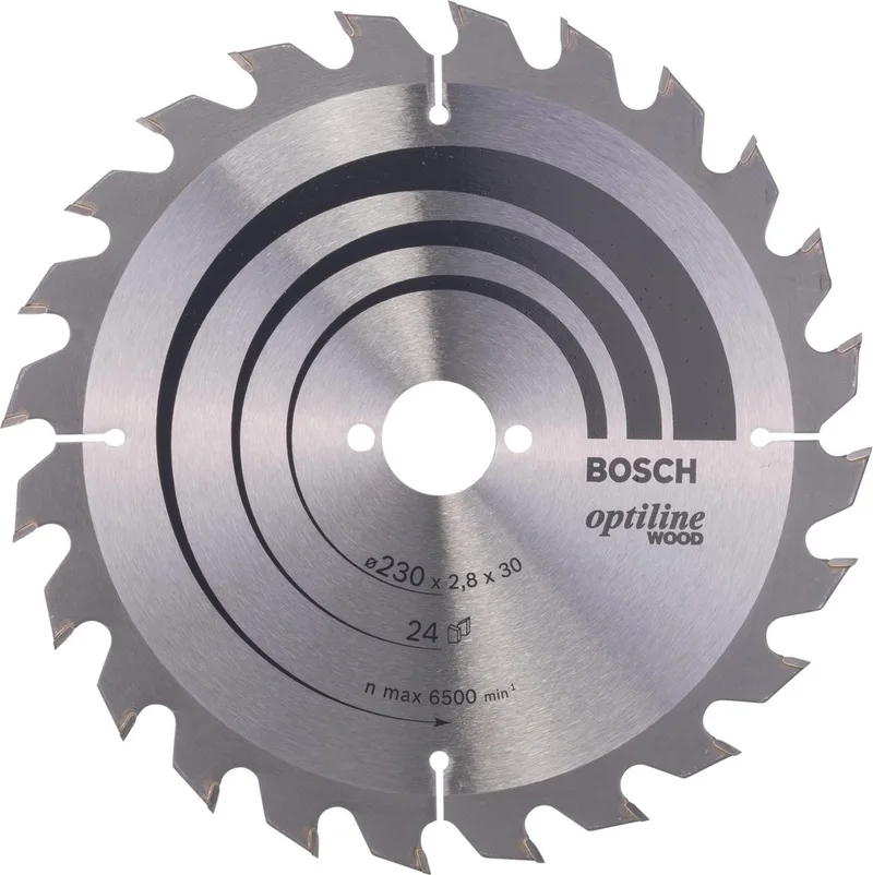 Cirkelzaagblad Optiline Wood 230 x 30 x 2,8 mm, 24 by Bosch Professional – product image