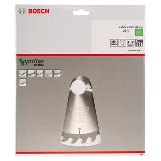 Cirkelzaagblad Optiline Wood 230 x 30 x 2,8 mm, 36 by Bosch Professional – product image 2 of 2