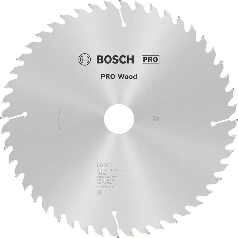 Cirkelzaagblad Optiline Wood 235 x 30/25 x 2,8 mm, 48 van Bosch – productafbeelding 1 van 2