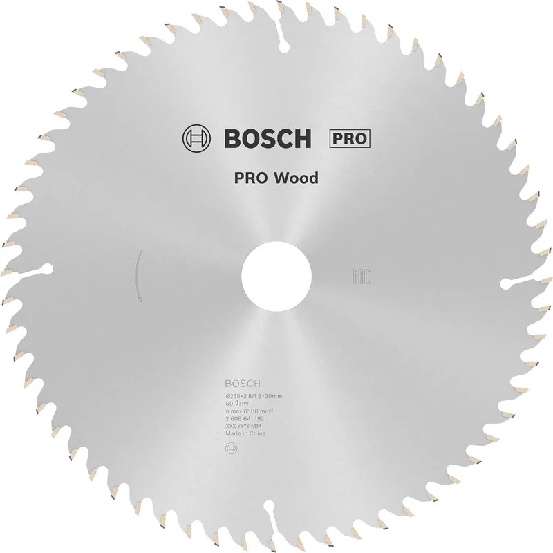 Cirkelzaagblad Optiline Wood 235 x 30/25 x 2,8 mm, 60 de Bosch Professional – image du produit
