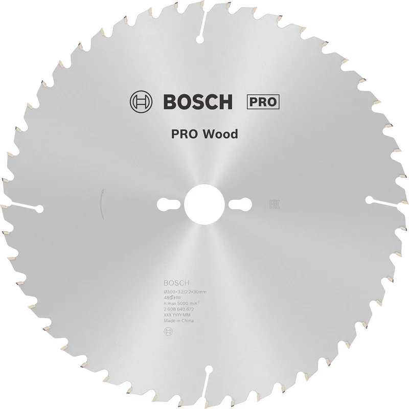 Cirkelzaagblad Optiline Wood 300 x 30 x 3,2 mm, 48 de Bosch Professional – image du produit 1 sur 2