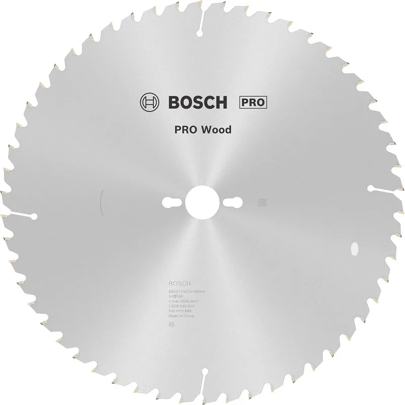 Cirkelzaagblad Optiline Wood 350 x 30 x 3,5 mm, 54 de Bosch Professional – image du produit 1 sur 2
