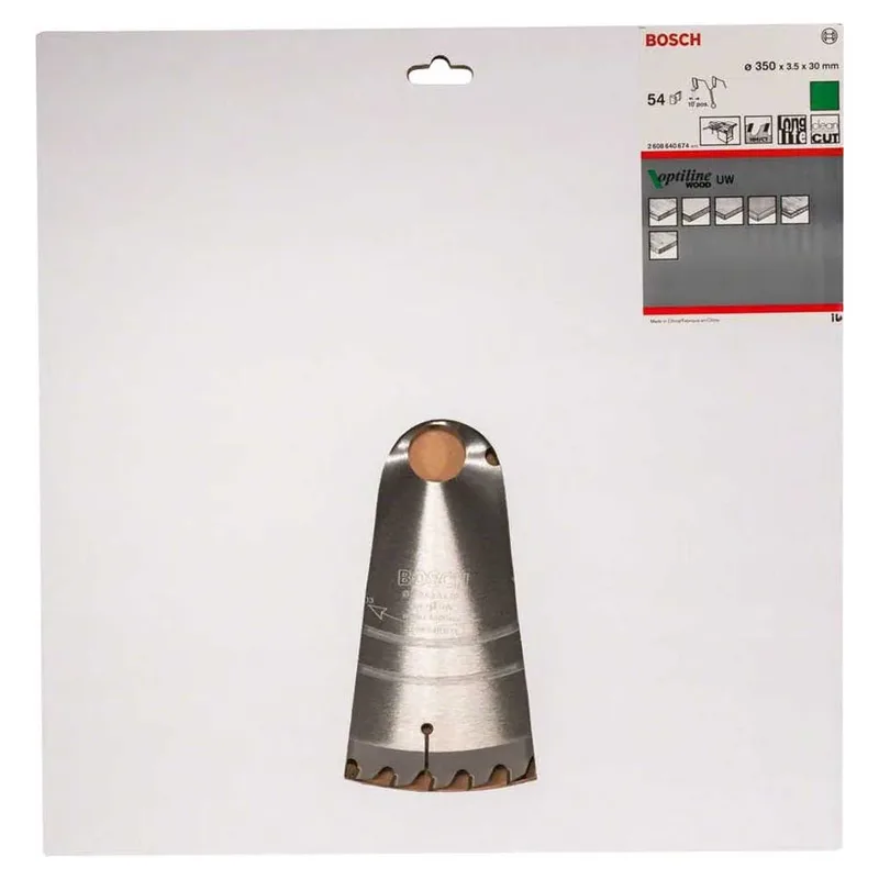Cirkelzaagblad Optiline Wood 350 x 30 x 3,5 mm, 54 de Bosch Professional – image du produit 2 sur 2