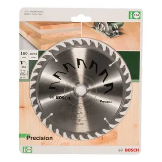 Cirkelzaagblad PRECISION 160 x 20 x 2,5 mm - 36 tanden von Bosch Professional – Produktbild 2 von 2
