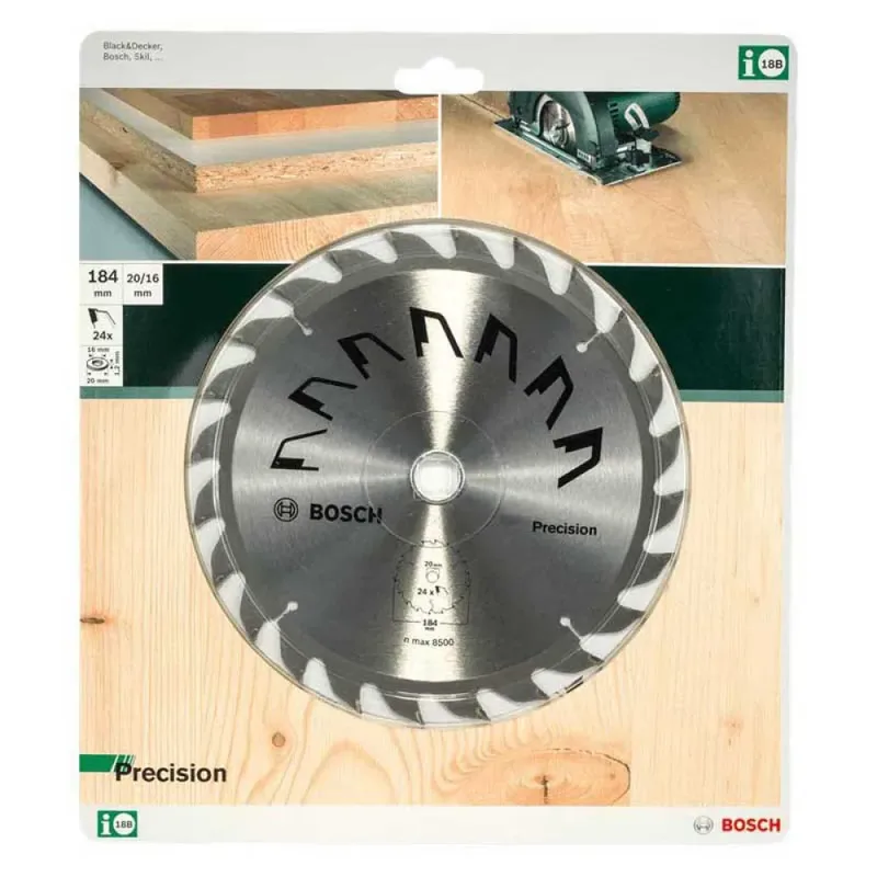 CIRKELZAAGBLAD PRECISION 184X2X16/-,T24 (1) von Bosch – Produktbild 2 von 2